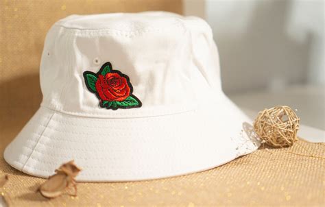 Rose Bucket Hat .